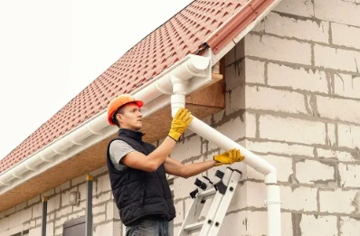 Pose et remplacement de gouttières à Crest